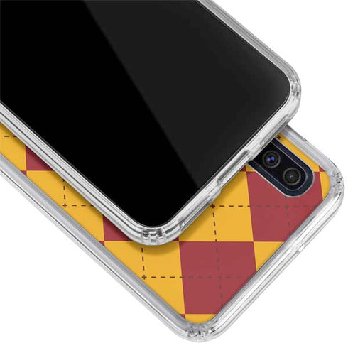 Wizarding Worlds Harry Potter Gryffindor Huse Crest Galaxy A50 Clear Case