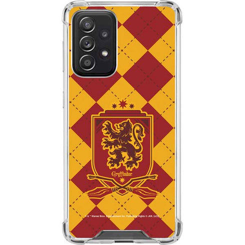 Wizarding Worlds Harry Potter Gryffindor Huse Crest Galaxy A52 5G Clear Case