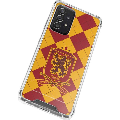 Wizarding Worlds Harry Potter Gryffindor Huse Crest Galaxy A52 5G Clear Case