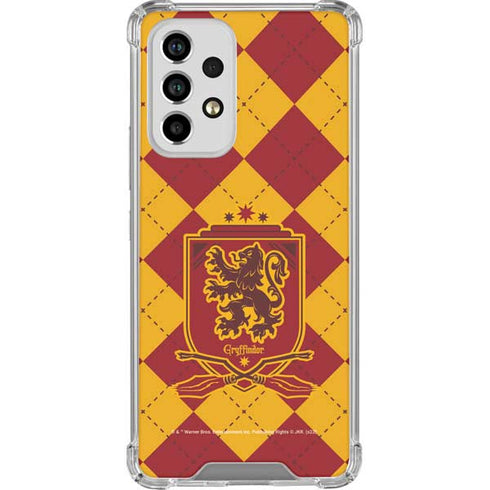 Wizarding Worlds Harry Potter Gryffindor Huse Crest Galaxy A53 5G Clear Case