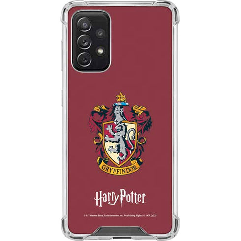 Wizarding World Harry Potter Gryffindor House Crest Galaxy A72 5G Clear Case