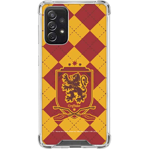 Wizarding Worlds Harry Potter Gryffindor Huse Crest Galaxy A72 5G Clear Case
