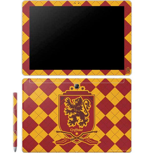 Wizarding Worlds Harry Potter Gryffindor Huse Crest Galaxy Book 12in Skin