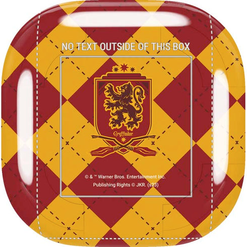 Wizarding Worlds Harry Potter Gryffindor Huse Crest Galaxy Buds Live Skin