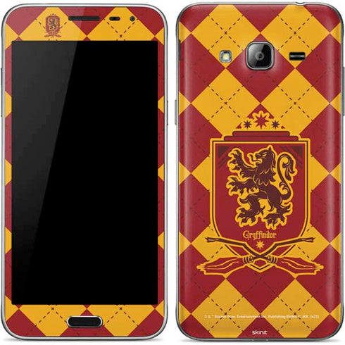 Wizarding Worlds Harry Potter Gryffindor Huse Crest Galaxy J3 Skin