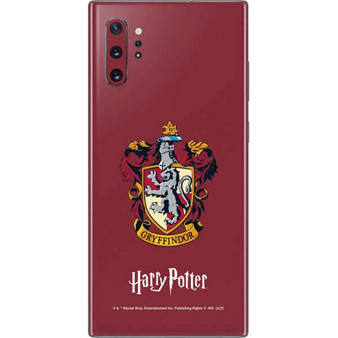 Wizarding World Harry Potter Gryffindor House Crest Galaxy Note 10 Plus Skin