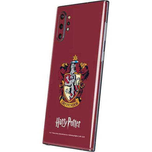 Wizarding World Harry Potter Gryffindor House Crest Galaxy Note 10 Plus Skin