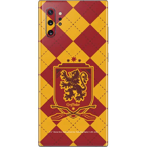 Wizarding Worlds Harry Potter Gryffindor Huse Crest Galaxy Note 10 Plus Skin