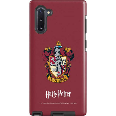 Wizarding World Harry Potter Gryffindor House Crest Galaxy Note 10 Pro Case