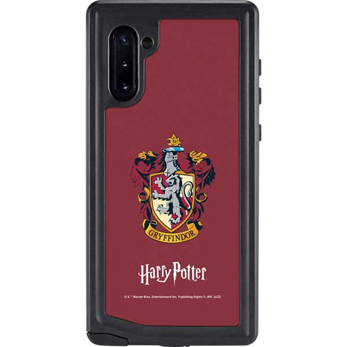 Wizarding World Harry Potter Gryffindor House Crest Galaxy Note 10 Waterproof Case