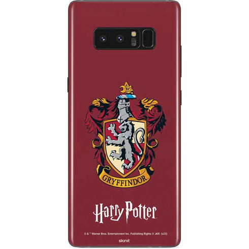 Wizarding World Harry Potter Gryffindor House Crest Galaxy Note 8 Skin