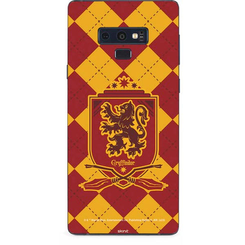 Wizarding Worlds Harry Potter Gryffindor Huse Crest Galaxy Note 9 Skin