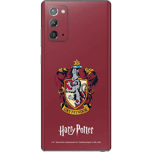 Wizarding World Harry Potter Gryffindor House Crest Galaxy Note20 5G Skin