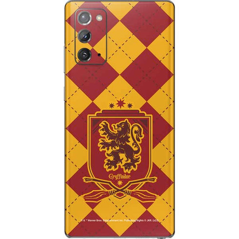 Wizarding Worlds Harry Potter Gryffindor Huse Crest Galaxy Note20 5G Skin