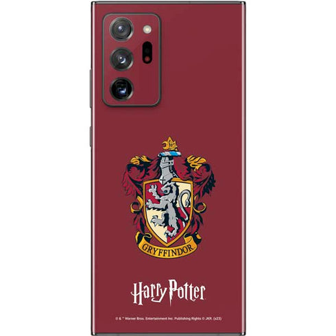 Wizarding World Harry Potter Gryffindor House Crest Galaxy Note20 Ultra 5G Skin