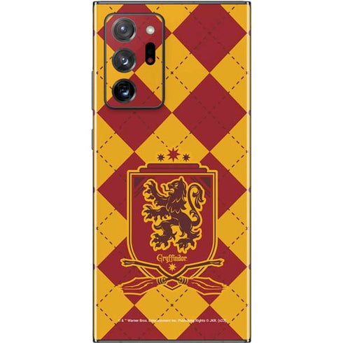 Wizarding Worlds Harry Potter Gryffindor Huse Crest Galaxy Note20 Ultra 5G Skin