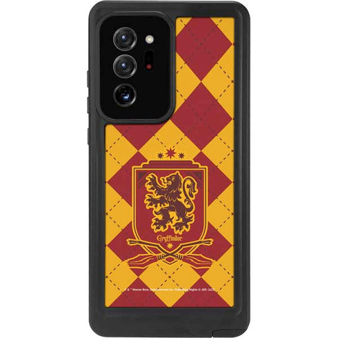 Wizarding Worlds Harry Potter Gryffindor Huse Crest Galaxy Note20 Ultra 5G Waterproof Case