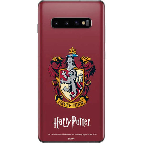 Wizarding World Harry Potter Gryffindor House Crest Galaxy S10 Plus Skin