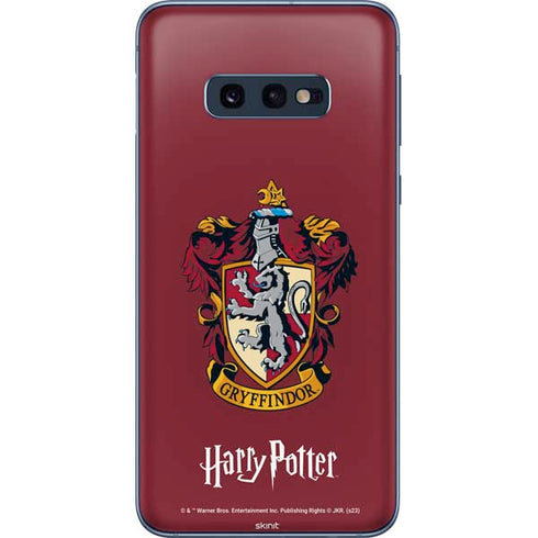 Wizarding World Harry Potter Gryffindor House Crest Galaxy S10e Skin
