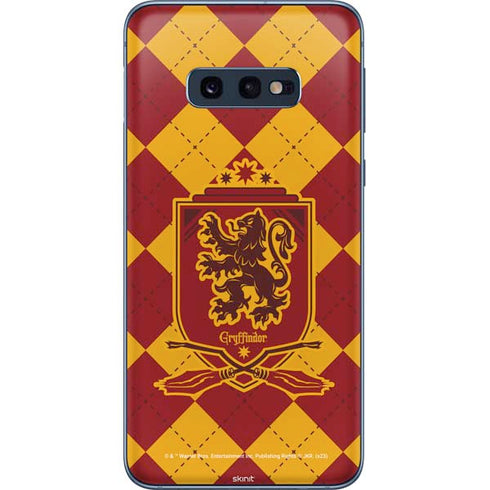 Wizarding Worlds Harry Potter Gryffindor Huse Crest Galaxy S10e Skin