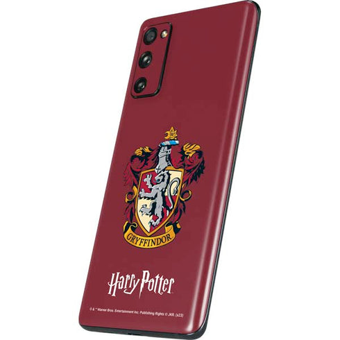 Wizarding World Harry Potter Gryffindor House Crest Galaxy S20 Fan Edition Skin