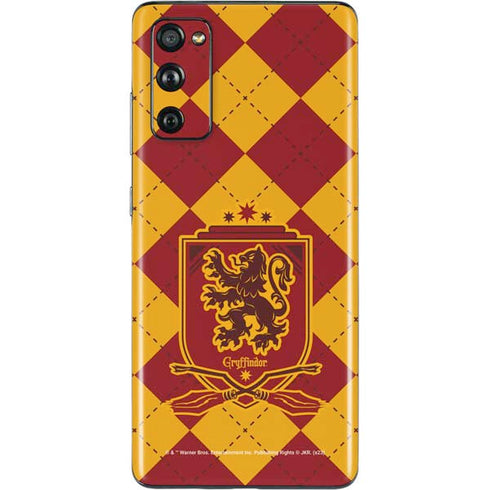 Wizarding Worlds Harry Potter Gryffindor Huse Crest Galaxy S20 Fan Edition Skin