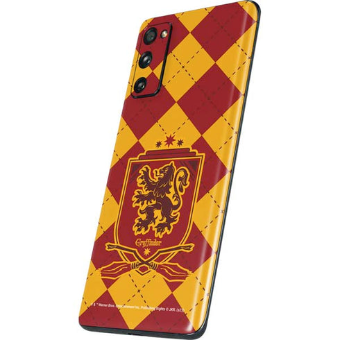 Wizarding Worlds Harry Potter Gryffindor Huse Crest Galaxy S20 Fan Edition Skin