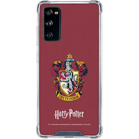 Wizarding World Harry Potter Gryffindor House Crest Galaxy S20 FE Clear Case