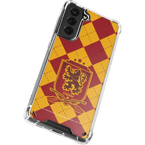 Wizarding Worlds Harry Potter Gryffindor Huse Crest Galaxy S21 Plus 5G Clear Case