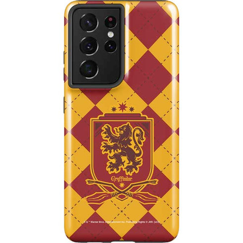 Wizarding Worlds Harry Potter Gryffindor Huse Crest Galaxy S21 Ultra 5G Pro Case