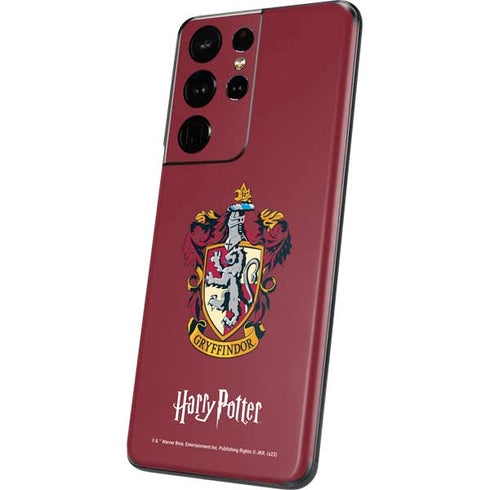 Wizarding World Harry Potter Gryffindor House Crest Galaxy S21 Ultra 5G Skin