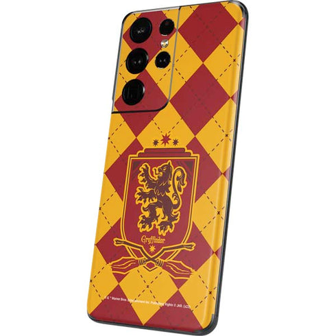 Wizarding Worlds Harry Potter Gryffindor Huse Crest Galaxy S21 Ultra 5G Skin