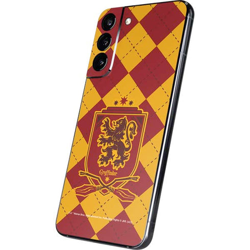 Wizarding Worlds Harry Potter Gryffindor Huse Crest Galaxy S22 Plus Skin