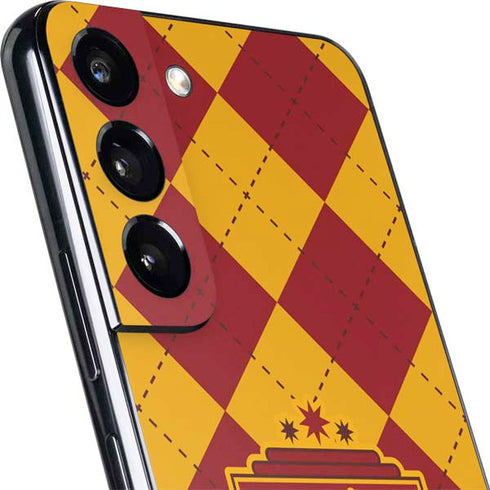 Wizarding Worlds Harry Potter Gryffindor Huse Crest Galaxy S22 Plus Skin