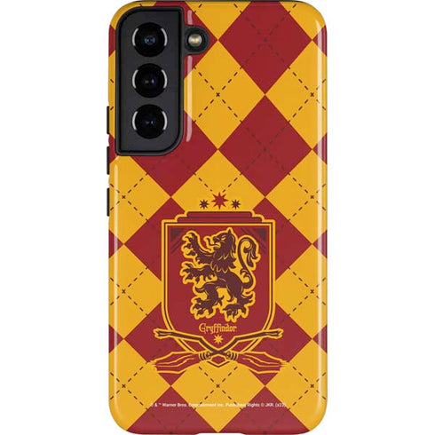 Wizarding Worlds Harry Potter Gryffindor Huse Crest Galaxy S22 Pro Case