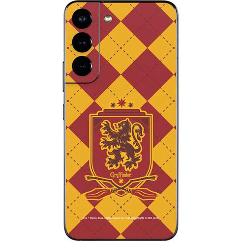 Wizarding Worlds Harry Potter Gryffindor Huse Crest Galaxy S22 Skin
