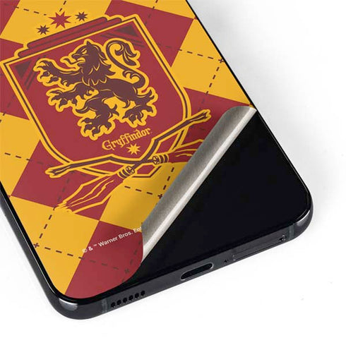 Wizarding Worlds Harry Potter Gryffindor Huse Crest Galaxy S22 Skin