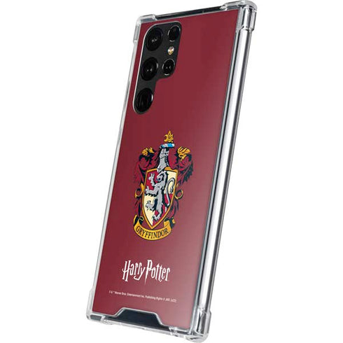Wizarding World Harry Potter Gryffindor House Crest Galaxy S22 Ultra Clear Case