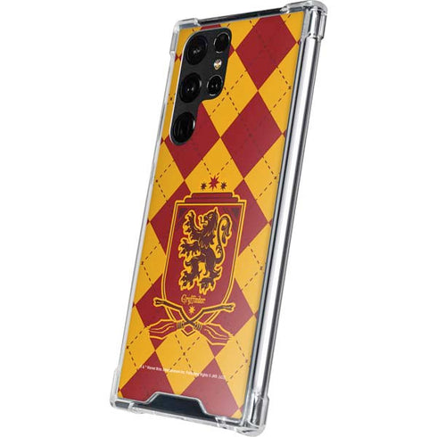 Wizarding Worlds Harry Potter Gryffindor Huse Crest Galaxy S22 Ultra Clear Case