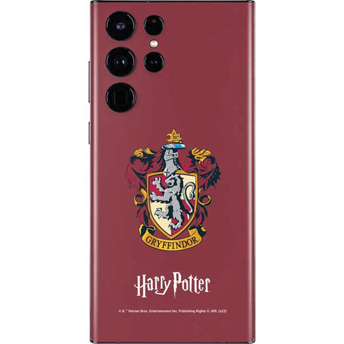 Wizarding World Harry Potter Gryffindor House Crest Galaxy S22 Ultra Skin