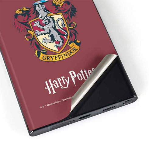 Wizarding World Harry Potter Gryffindor House Crest Galaxy S22 Ultra Skin