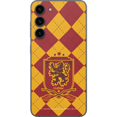 Wizarding Worlds Harry Potter Gryffindor Huse Crest Galaxy S23 Plus Skin