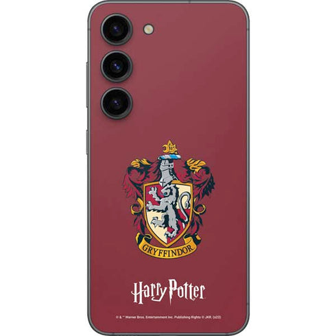 Wizarding World Harry Potter Gryffindor House Crest Galaxy S23 Skin