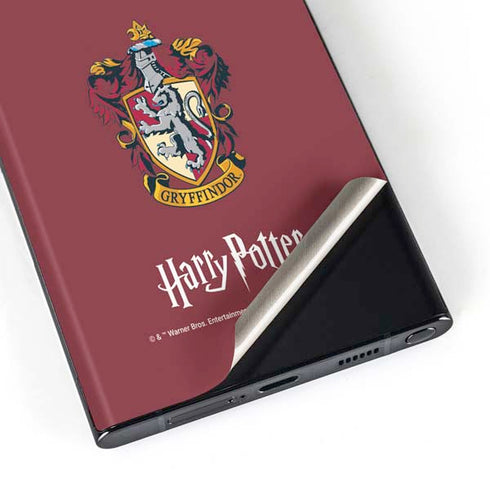 Wizarding World Harry Potter Gryffindor House Crest Galaxy S23 Ultra Skin