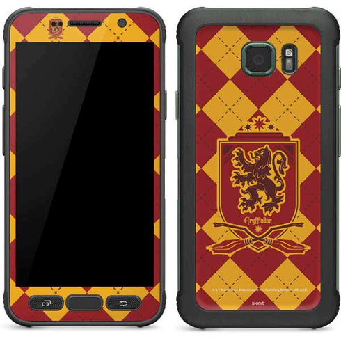 Wizarding Worlds Harry Potter Gryffindor Huse Crest Galaxy S7 Active Skin