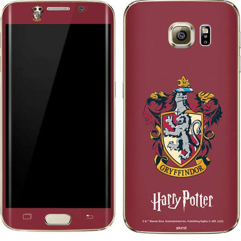 Wizarding World Harry Potter Gryffindor House Crest Galaxy S7 Edge Skin