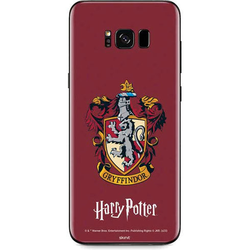 Wizarding World Harry Potter Gryffindor House Crest Galaxy S8 Plus Skin