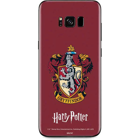Wizarding World Harry Potter Gryffindor House Crest Galaxy S8 Skin