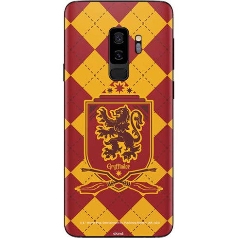 Wizarding Worlds Harry Potter Gryffindor Huse Crest Galaxy S9 Plus Skin