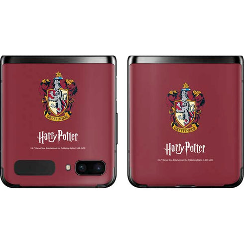 Wizarding World Harry Potter Gryffindor House Crest Galaxy Z Flip Skin